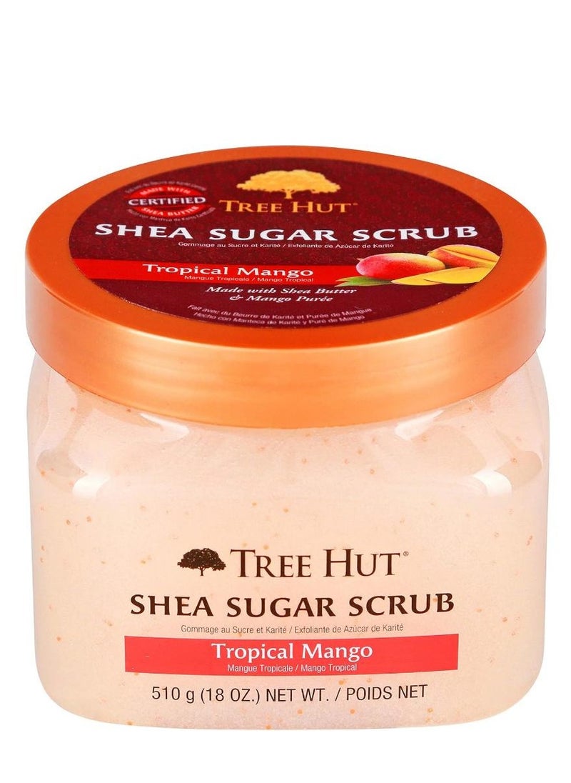 Tree Hut Shea Sugar Scrub Tropical Mango 510 g  - Image 3