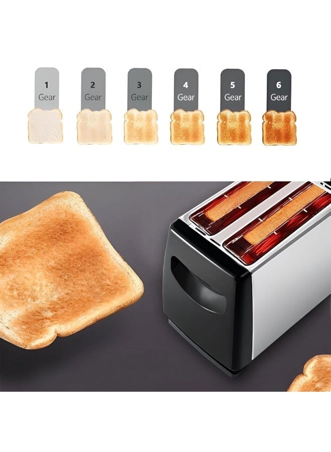 Denx The main 2-disc breakfast toaster, made of stainless steel, offers a unique toasting experience! Get toasted bread - Image 3