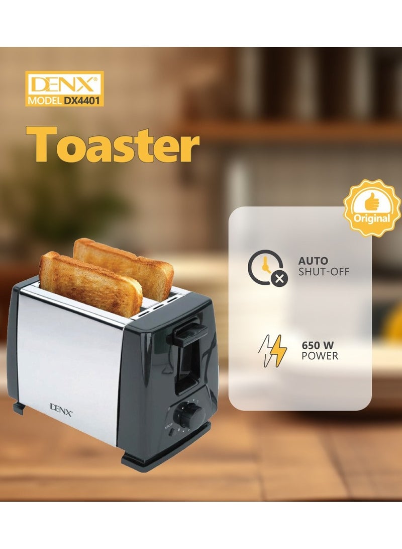 Denx The main 2-disc breakfast toaster, made of stainless steel, offers a unique toasting experience! Get toasted bread - Image 4