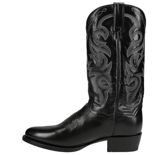 Dan Post Mens Milwaukee Round Toe Casual Boots Mid Calf - Black - Size 12 D - Image 4