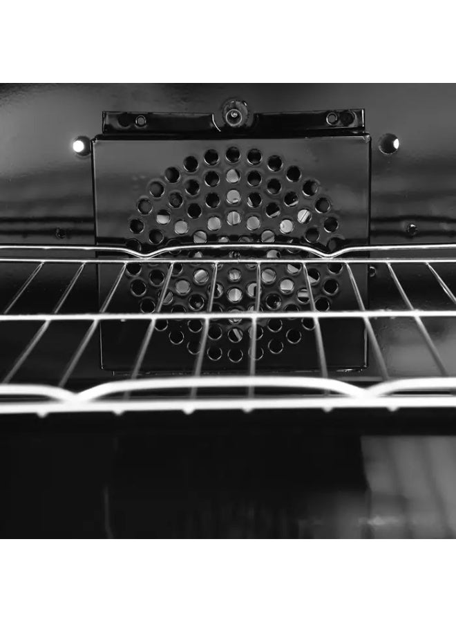 UNIONAIRE Gas hob, 5 burners, safety oven and grill, 60/90 cm, stainless steel/black, with fan, 2 knobs for oven and grill - Gusto - Image 4