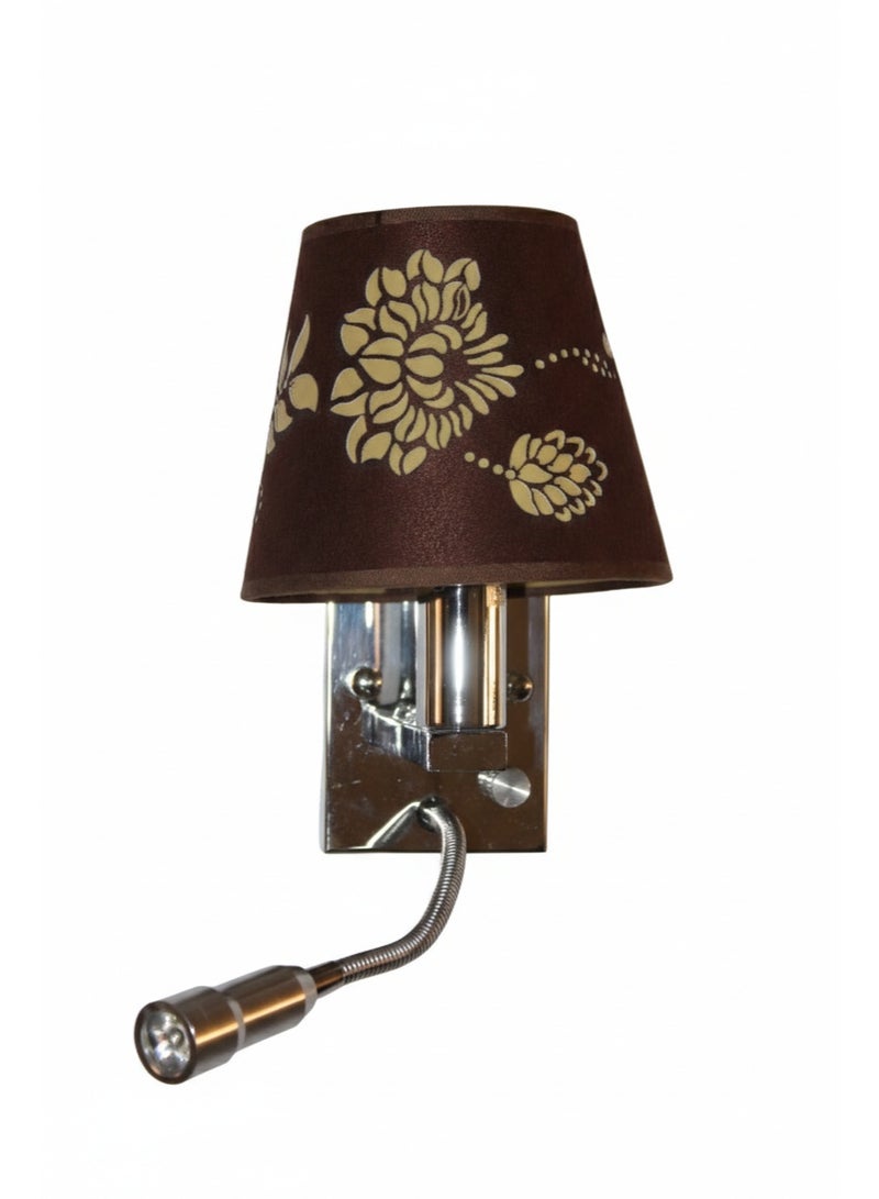 Wall Lamp 2 Lights Chapeau Light Works With Dimmer To Adjust And Control Light Level And LED Flexible Arm Moves 360 Degree - Image 3