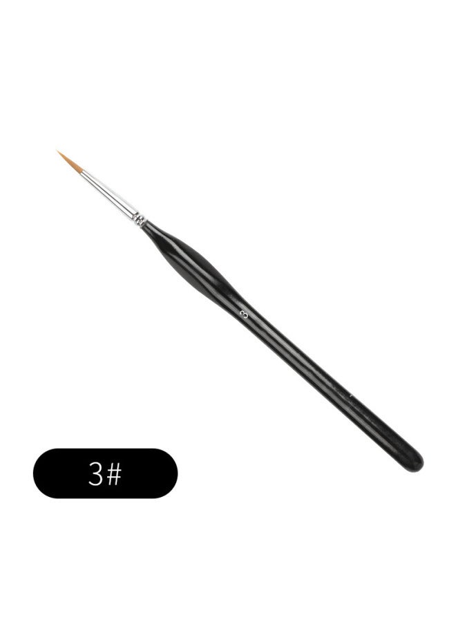 Nine Extremely Three-sided Drawing Pen Watercolor Gouache Brushwork Outline Tracing Pen Drawing Surface-drawing Photo Pen Extra Traditional Chinese Painting Hand-painted - Image 1