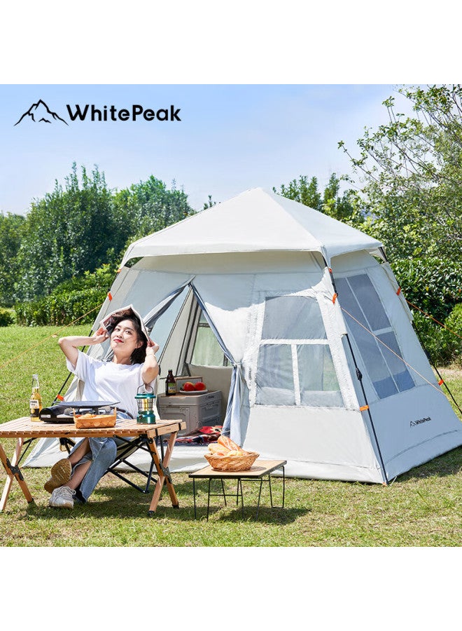 Whitepeak Portable Folding Instant Open Park Tent Outdoor Camping Overnight Camping Thickened Waterproof Sunscreen Equipment Full Set - Image 1