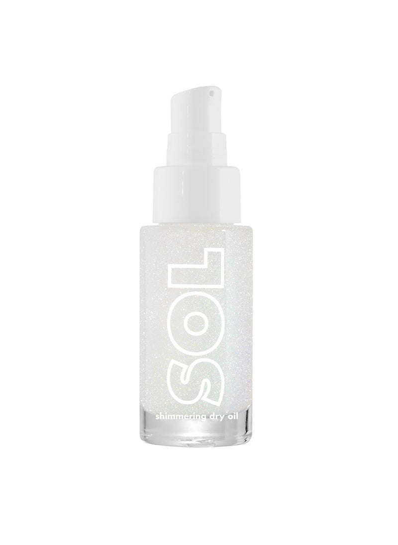 COLOURPOP ColourPop Twilight Collection Sol Shimmering Dry Body Oil  Moisturizing Body Care  Shimmer Oil  Lightweight Formula Infused with Nourishing Coconut Argan  Almond Oils  Like Diamonds 016 Fl Oz 