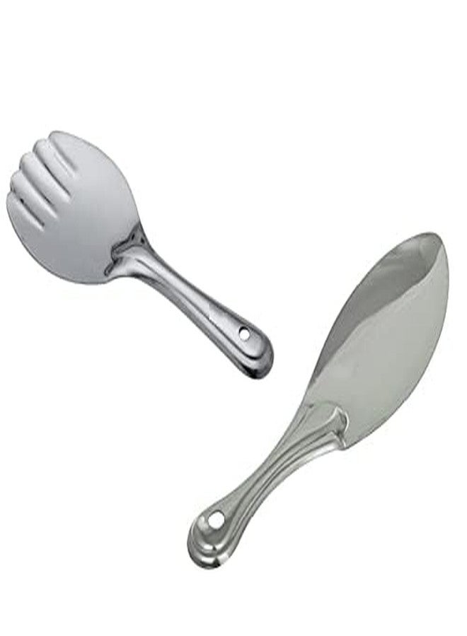 Bartan Star New Stainless Steel Rice Serving Spoon Panja & Stainless Steel Rice Serving Spoon Plan