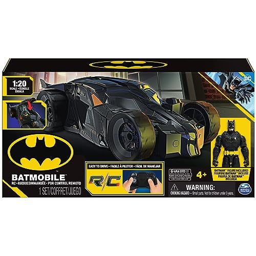 DC Comics Batman Batmobile Remote Control Car Easy to Drive Compatible with Batman Figures Kids Toys for Boys and Girls Ages 4 and Up - Image 5