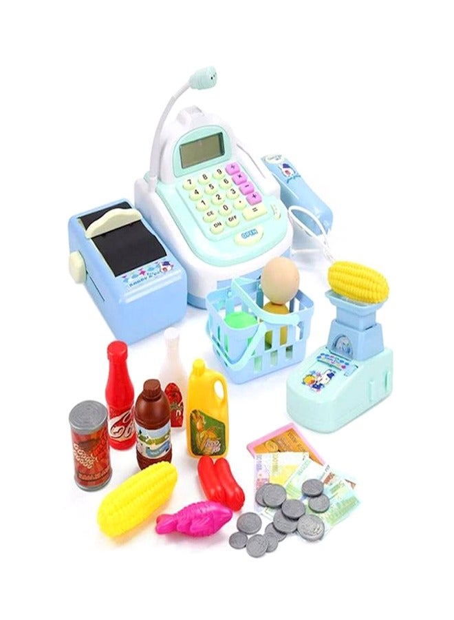 Smart Cash Register Toy, Cash Register With Calculator Toy， Multi-Function Simulated Cash Register Toy Role Play, Electric Cash Register, Play House Cash Register Supermarket Cash Register Toy Suita - Image 2