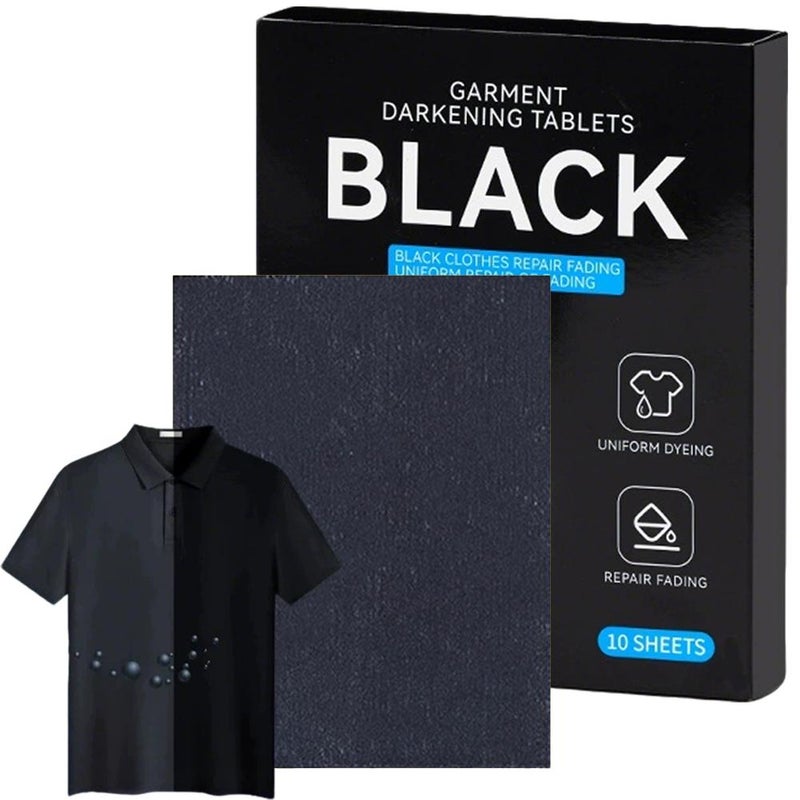 Clothing blackening laundry sheets, color-restoring and color-fixing sheets for black clothes, and sheets for whitening and darkening clothes. - Image 2