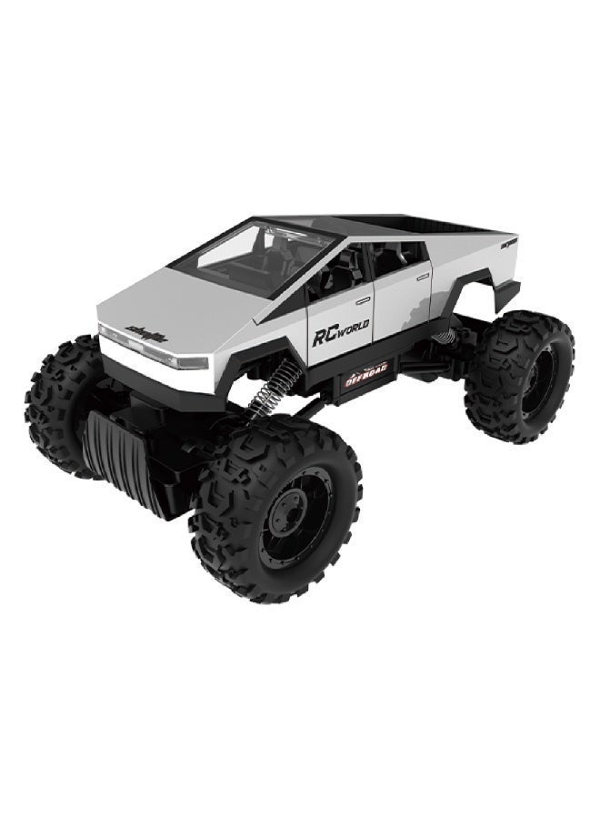 Tesla 1/14 Cyber Crawler Climbing Remote Control Car - Silver - Image 2