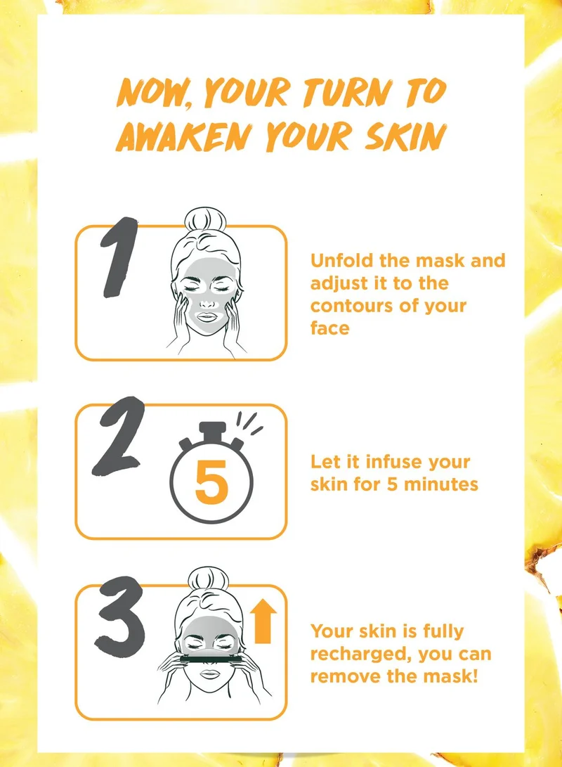 garnier Pineapple Ampoule Tissue Mask