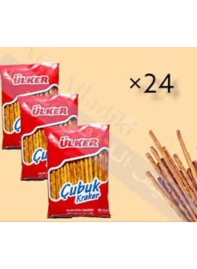 Ulker Sticks Crackers, 12-Pack | Crunchy Salted Breadsticks Snack | Light & Crispy Baked Crackers – Perfect for Dipping, Parties & On-the-Go (30g Each) - Image 5