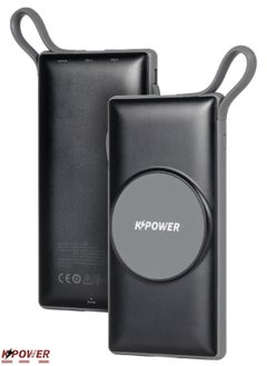 KPOWER 6in1 Station Power Terminal With 10000mAh Power QC Wireless Power Banks/ Rapid Re-Charging Station/Built-In Safeguards/ Charging Base Input  - Image 2