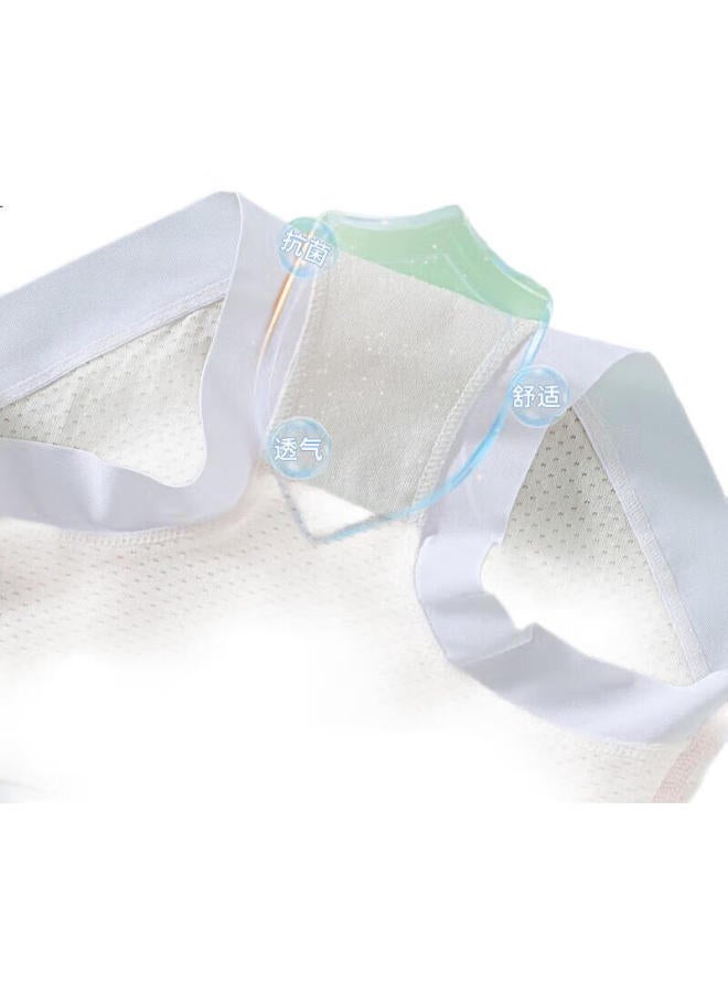 Babu Bean Girls' Summer Thin Cotton Antibacterial Mesh Breathable Ice Silk Triangle Underwear For Children Large Girls Shorts - Image 1