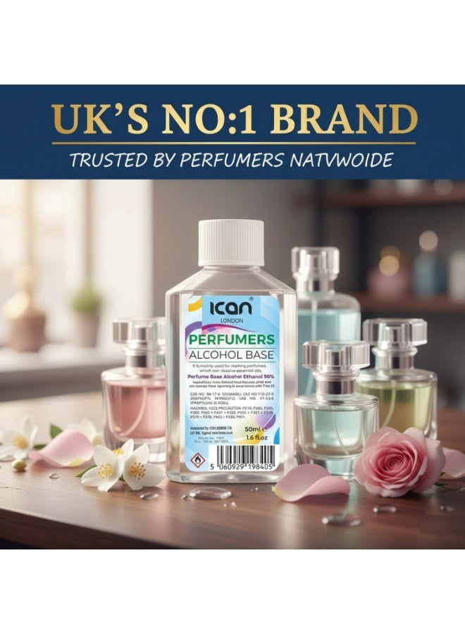 ICAN London Perfumer’s Alcohol – 50ml | Professional Grade Solvent for Perfume Making - Image 4