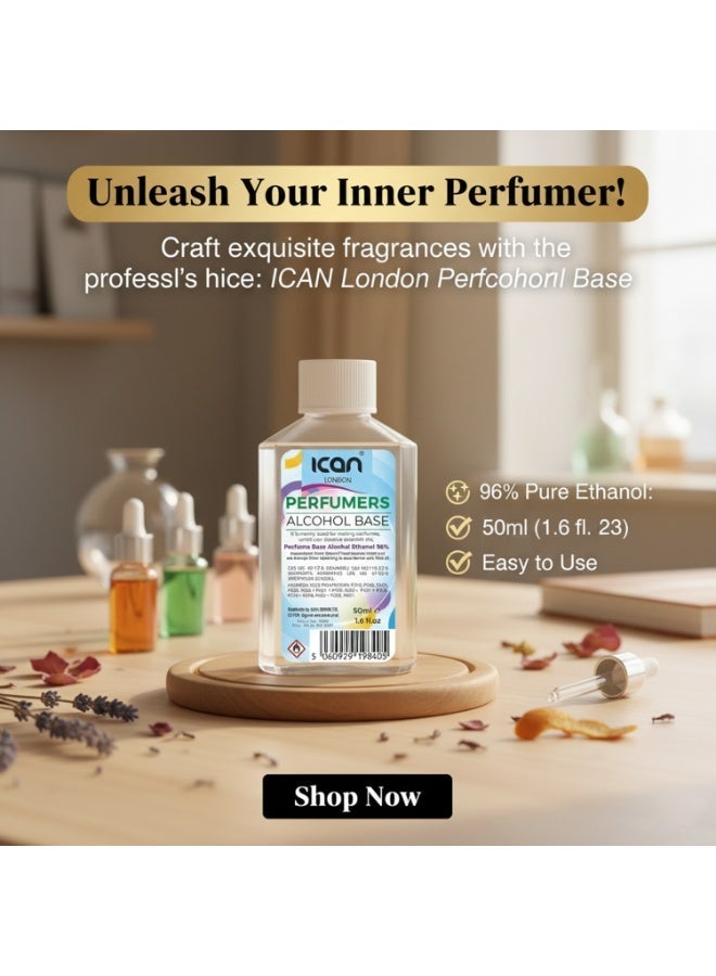 ICAN London Perfumer’s Alcohol – 50ml | Professional Grade Solvent for Perfume Making - Image 3