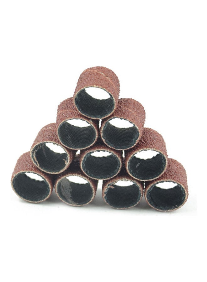 NIBEMINENT 132-Piece 80 Grit Sanding Sleeves for Electric Grinder Multicolour 15.00 X 5.00 10.00cm - Image 3