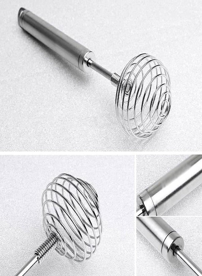 click2shop Handheld Steel Wire Egg Whisk – Durable Egg Mixer, Milk Frother, and Flour Stirrer for Kitchen, Family, and Restaurant Use | Versatile Whisking, Blending, and Stirring Tool - Image 3