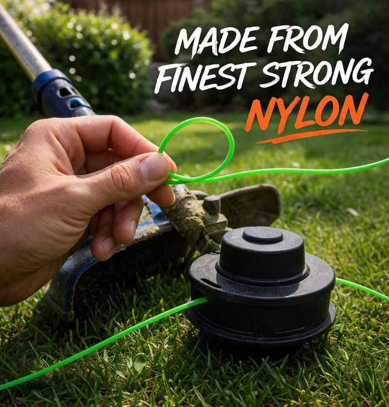 HOMEBAY Shark-Tuff® Universal Strimmer Wire 20m Heavy Duty | 1.2mm 1.6mm 2mm Garden Grass Replacement Trimmer Line Nylon Strimmer Cord - Image 3
