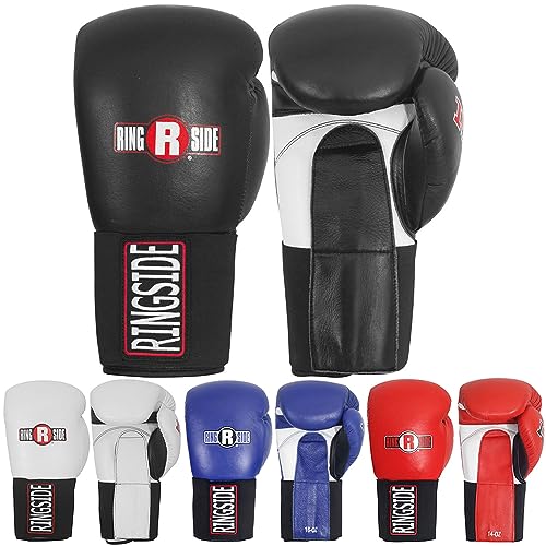 Ringside Imf Tech Sparring Elastic Boxing Gloves Black 14Ounce - Image 1