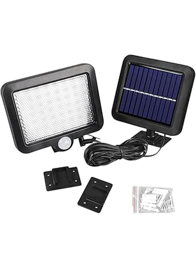 Solar Wall Light With Motion Sensor 5M Cable Ip65 Waterproof For Outdoor Garden - Image 1