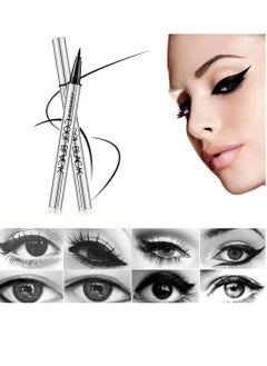 YANQINA Cool Black Eyeliner Waterproof Liquid Eyeliner Pencil Waterproof Ultra Matte Long Lasting Eyeliner Black Eye Liner 100% Intense Cool Black Eyeliner Easy Application Eye Liner  - Image 5