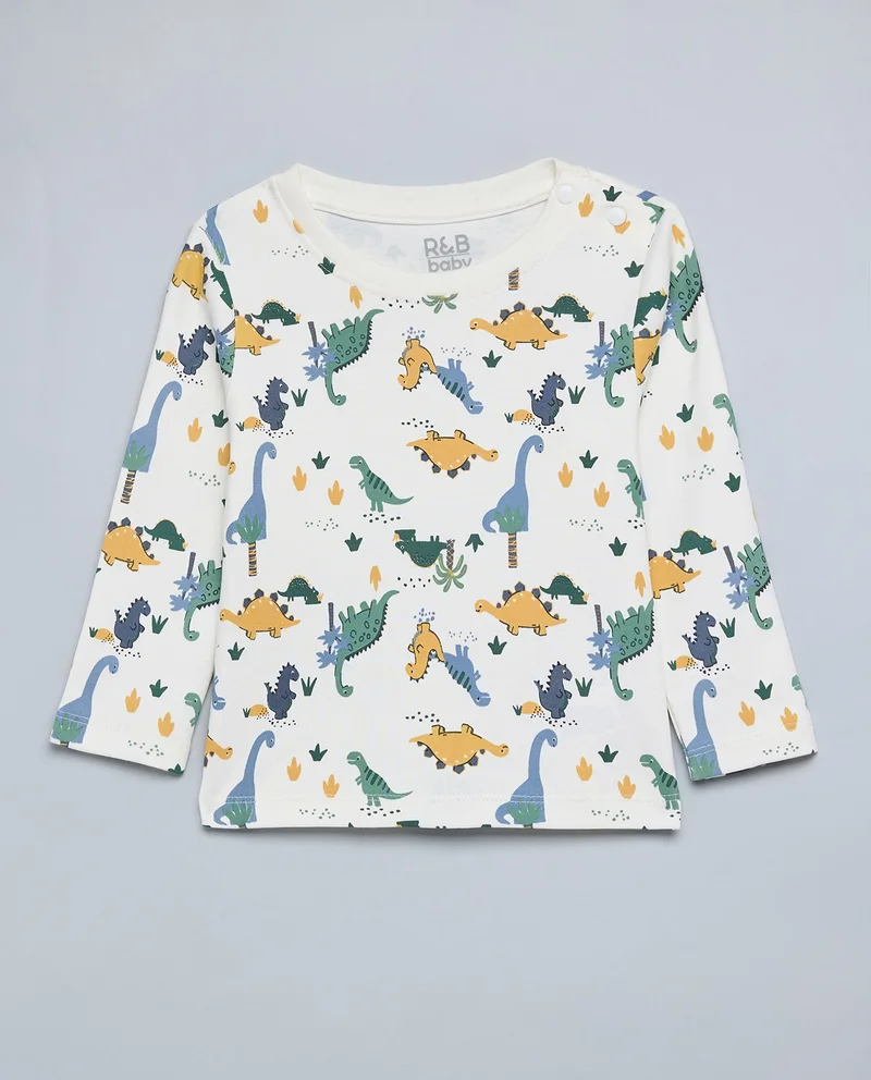 R&B Printed T-Shirt and Pants Set