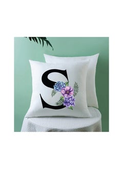 PRINTSHOP4ME Cushion Cover with Filler with Your Favorite Letter in the Alphabet Printed -Give as a Gift to a Friend or Loved one  - Image 3