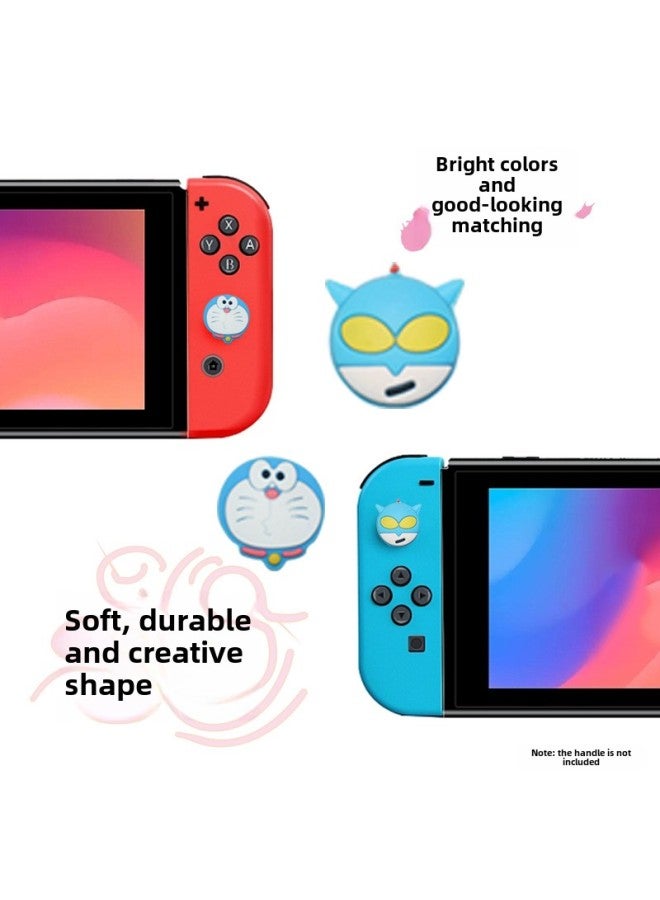 Nintendo SWITCH Rocker Cap Ns Handle Cute Button Lite Rocker Cap OLED Silicone Cap Peripheral Accessories-Product Color:107 Brown Puppy  - Image 3