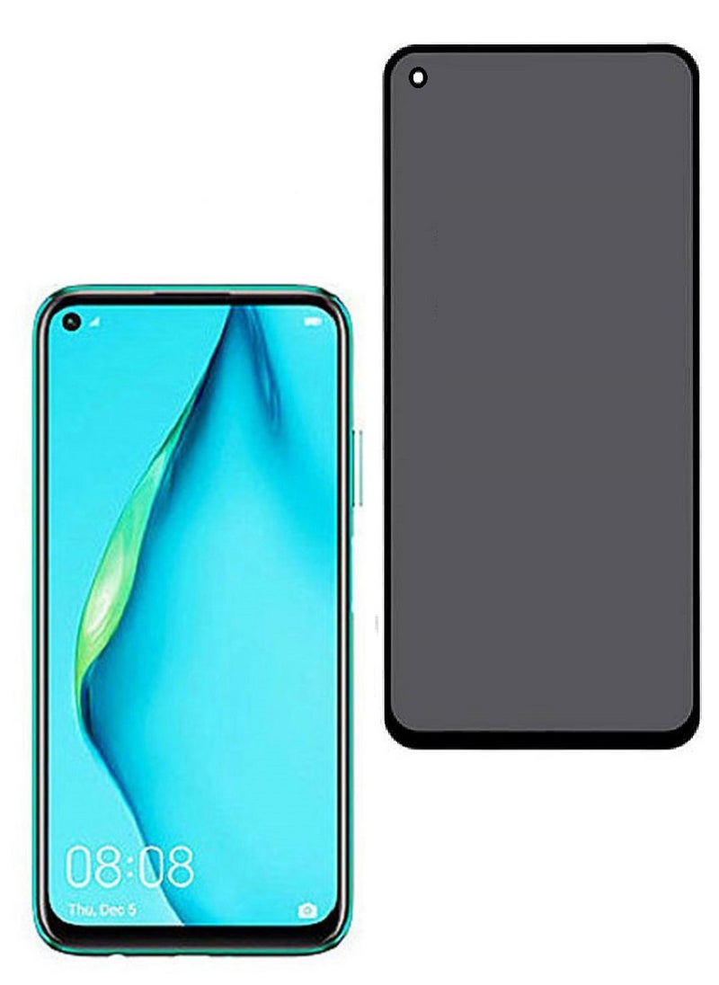 we3 Tempered Glass Screen Protector Anti-Spy Privacy Designed For Huawei nova 7i Full Glue Edge to Edge Full Screen Coverage And Bubble Free - Image 1