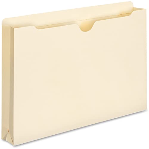 Smead File Jacket, Reinforced Straight-Cut Tab, 1-1/2" Expansion, Legal Size, Manila, 50 per Box (76540) (Pack of 1) - Image 4