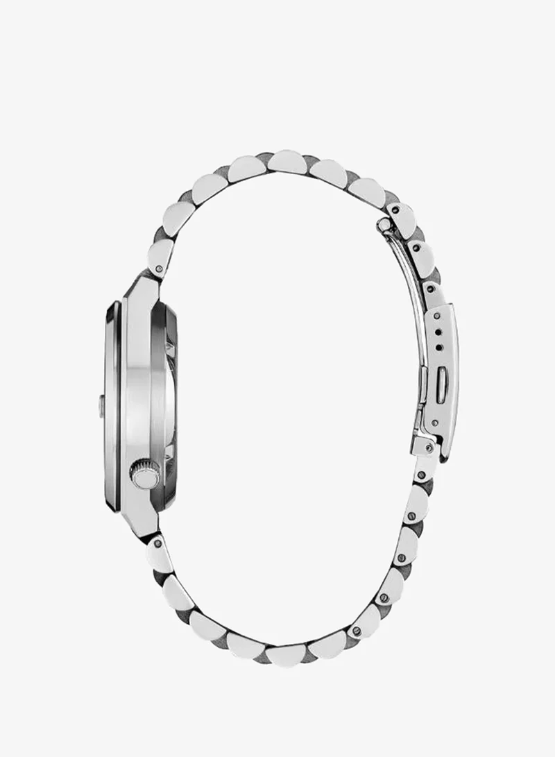 سيتيزن Men's Stainless Steel Mechanical Watch NJ0200-50W - 37 mm