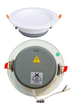 ماركة غير محددة إضاءة K.ray LED داون لايت SMD، بقدرة 24 واط، مقاس القطع - 14 سم، ألوان 3000K/4000K/6500K/3C، مع توفير للطاقة، للاستخدام الداخلي والخارجي، إضاءة مريحة للعينين، بتصميم جميل وجودة عالية.  - Image 2