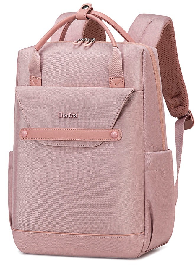 Chantria CB00618 Multi-Purpose Casual 14-inch Laptop Compartment Waterproof Backpack for Women - Pink - Image 1