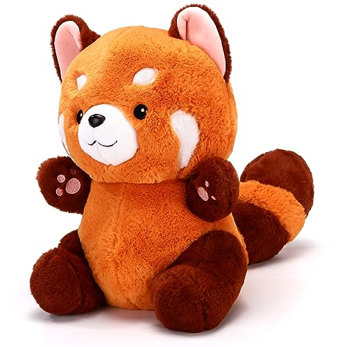 Riuhot Big Red Panda Plush Toy Red Panda Stuffed Animal Gift for Girlfriend Kids Birthday 137 - Image 5