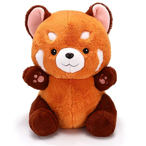 Riuhot Big Red Panda Plush Toy Red Panda Stuffed Animal Gift for Girlfriend Kids Birthday 137 - Image 1