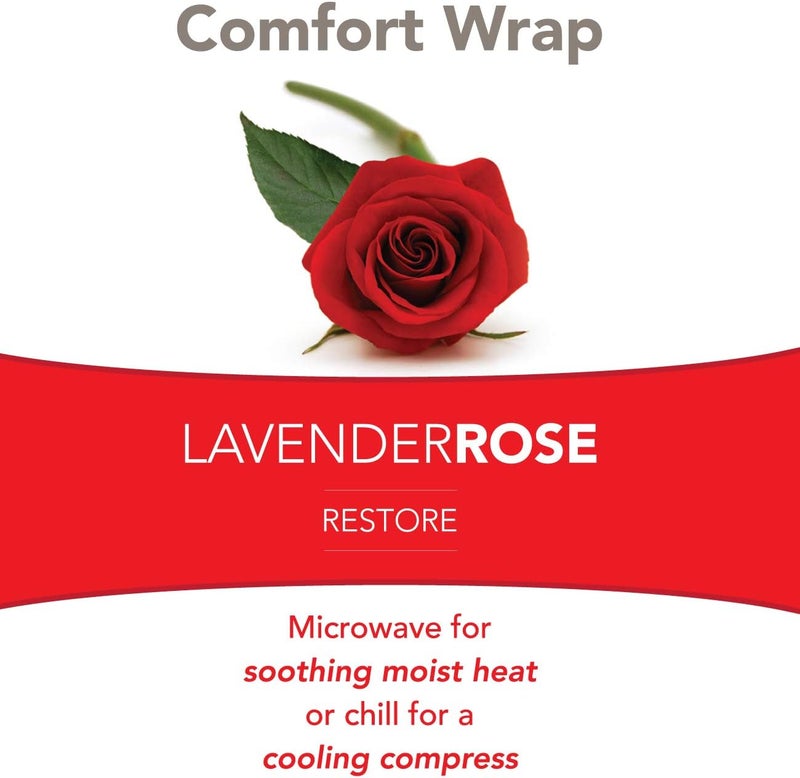 Bed Buddy Comfort Wrap for Neck and Shoulders - Aromatherapy Heating Pad and Cooling Neck Wrap - Microwavable for Moist Heat Therapy and Freezable for Cooling Therapy - Pink, Lavender & Rose Scent - Image 5