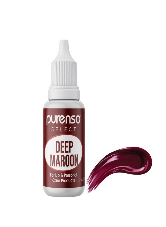 Purenso Select - Deep Maroon, 15g, Personal Care & Lip Safe Liquid Colors - Image 1