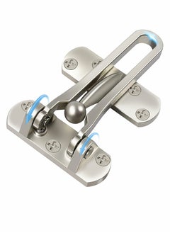 KASTWAVE Hotel Anti-Theft Buckle, Door Lock Swing Rod Door Guard for Front and Inner Doors Thickened Solid Zinc Alloy Reinforced Locks for Home Security Door Locks Reinforced Door Stoppers 2 Pack  - Image 1