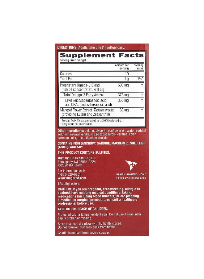 Schiff Schiff, MegaRed®, Advanced Total Body + Refresh,  65 Softgels  - Image 2