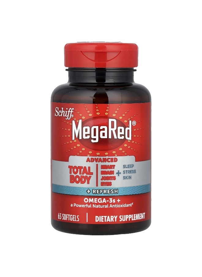 Schiff Schiff, MegaRed®, Advanced Total Body + Refresh,  65 Softgels  - Image 3