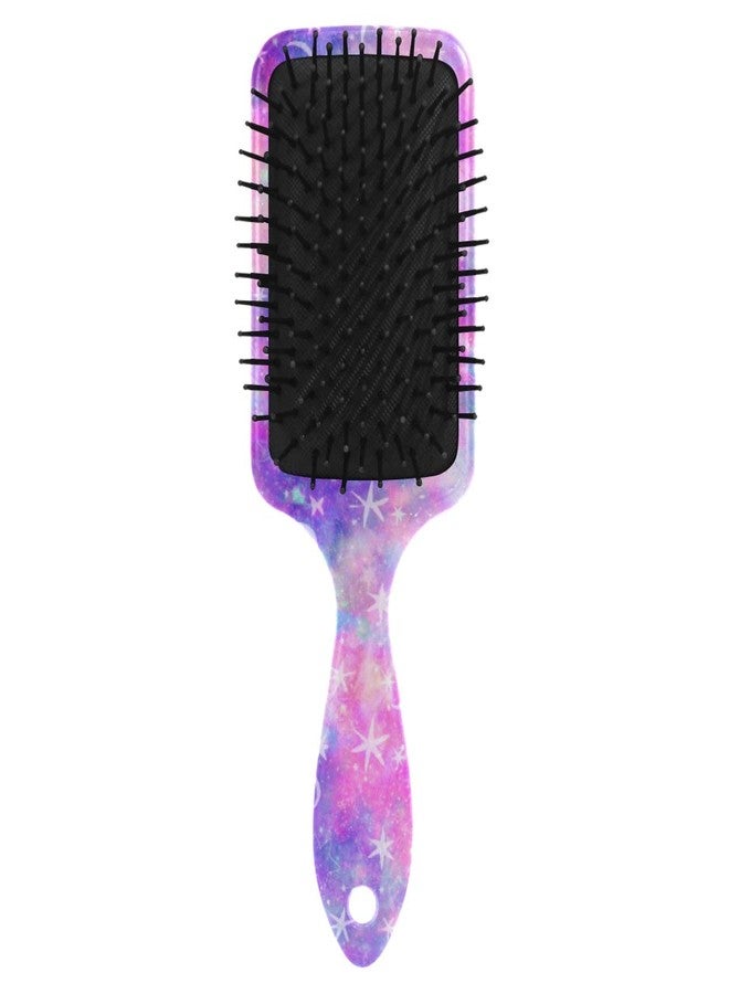 senya Galaxy Star And Moon Hair Brush for Wet & Dry Hair Grip Soft Bristles for Anti Static & Frizz Air Cushion Comb for Women Girls - Image 2