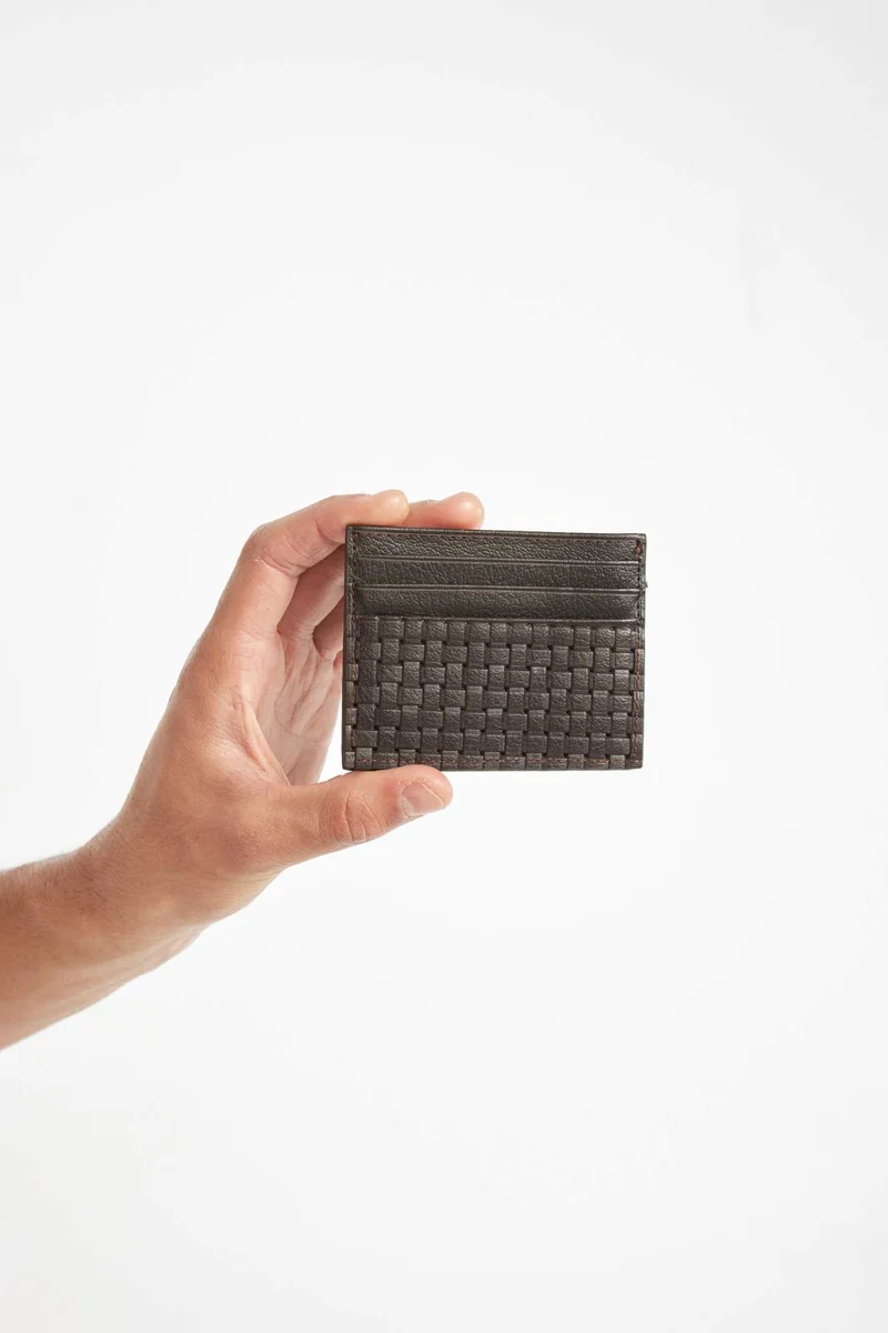 ديفاكتو Man Faux Leather Card Holder