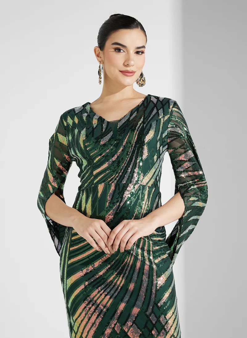 Namshi x Sequin Evening Dress