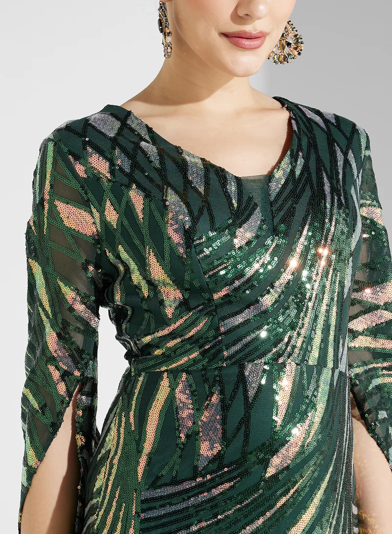 Namshi x Sequin Evening Dress