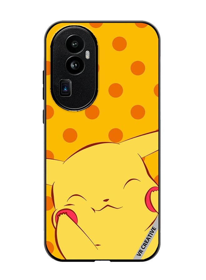 VR CREATIVE Protective Case Cover For Oppo Reno 10 Pro Plus Cheeky Pikachu Design Multicolour - Image 1