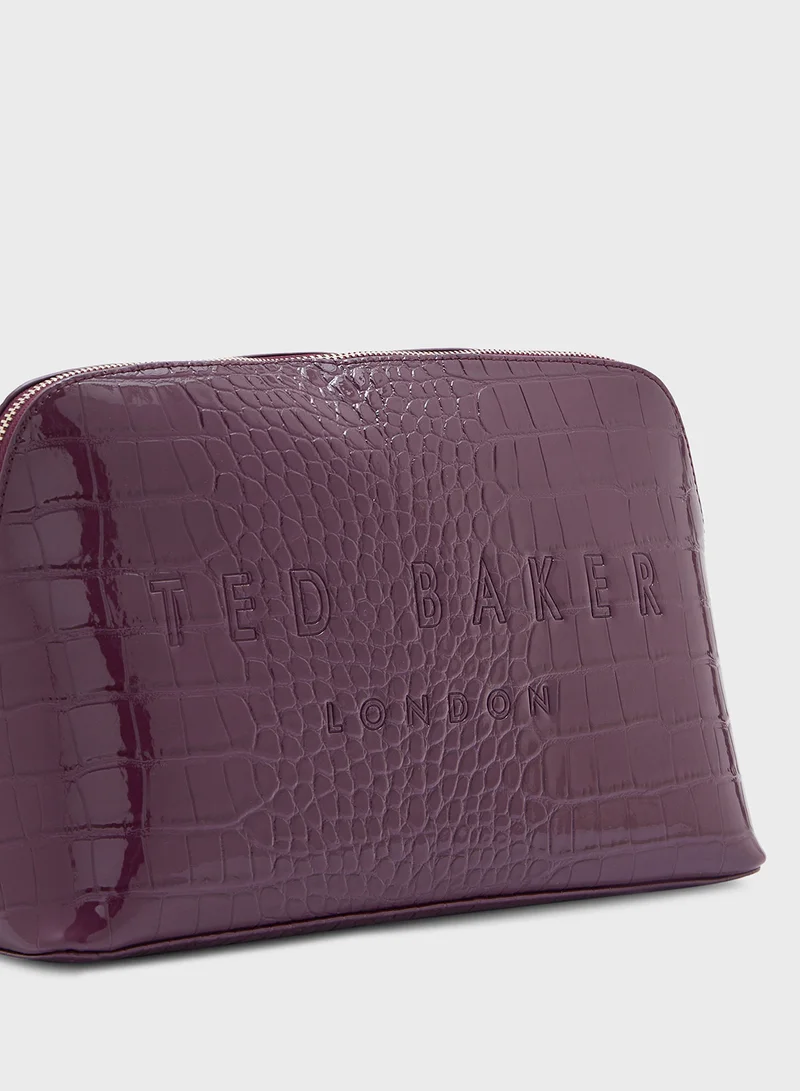 Ted Baker Crocala Imitation  Zip Over Wallet