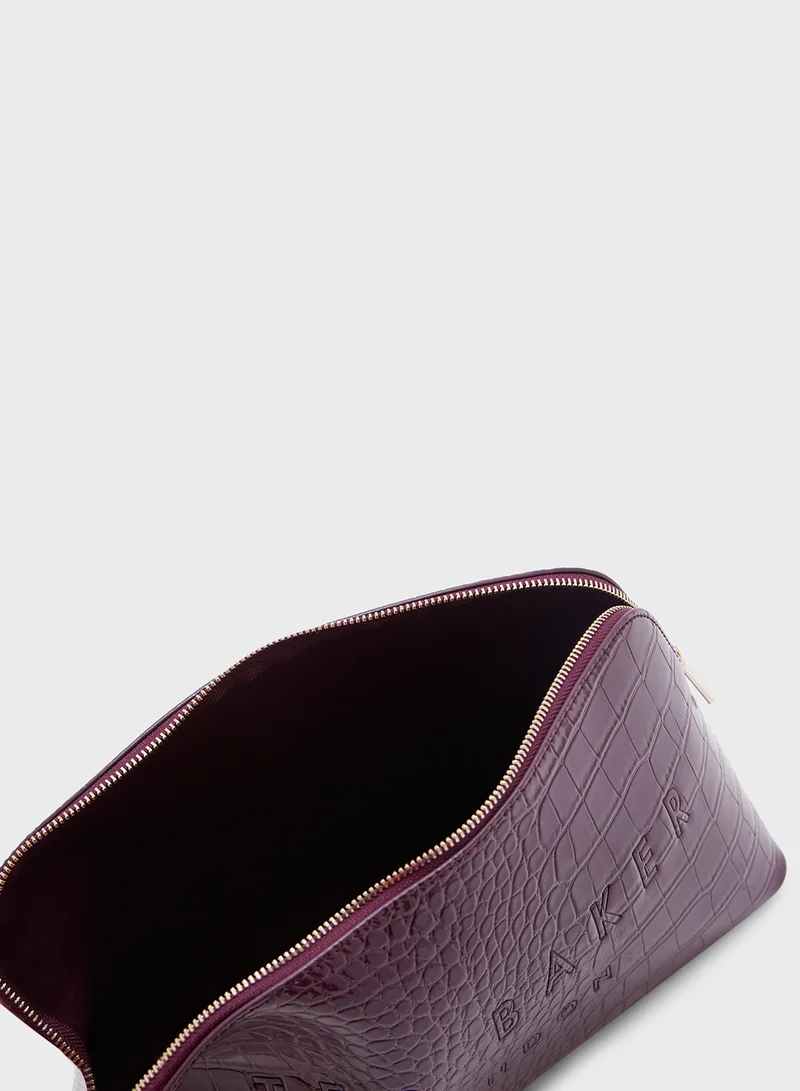 Ted Baker Crocala Imitation  Zip Over Wallet