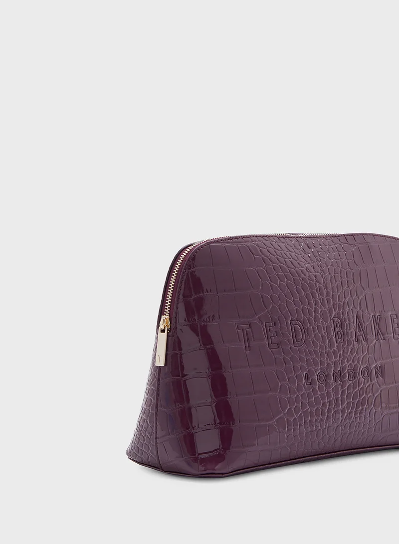 Ted Baker Crocala Imitation  Zip Over Wallet