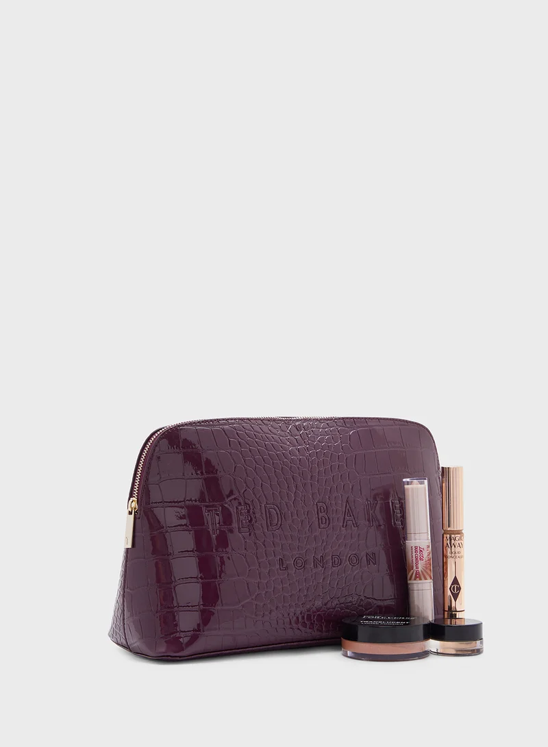 Ted Baker Crocala Imitation  Zip Over Wallet